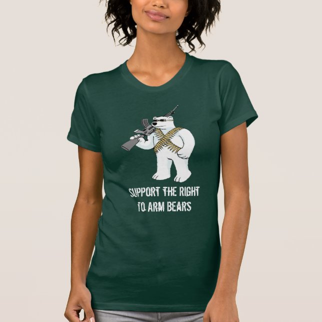 Support the Right to Arm Bears T-Shirt (Front)