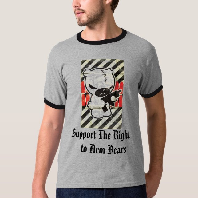 Support The Right to Arm Bears T-Shirt (Front)