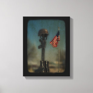 Support The Troops Canvas Print