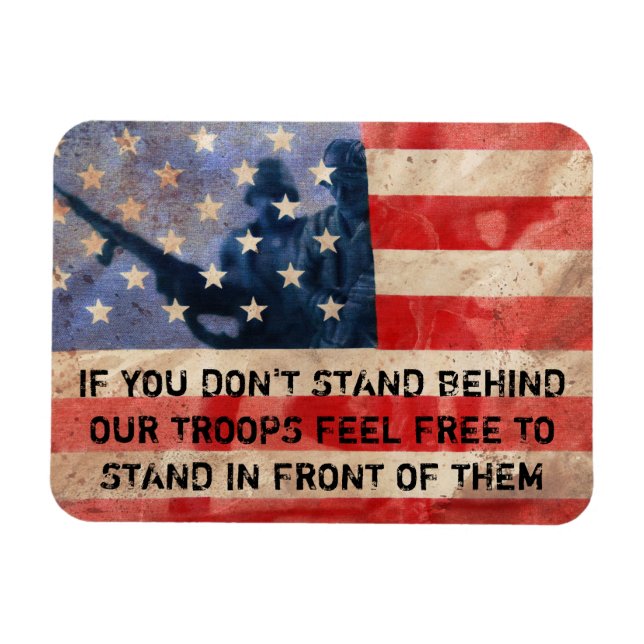 Support the Troops Magnet (Horizontal)
