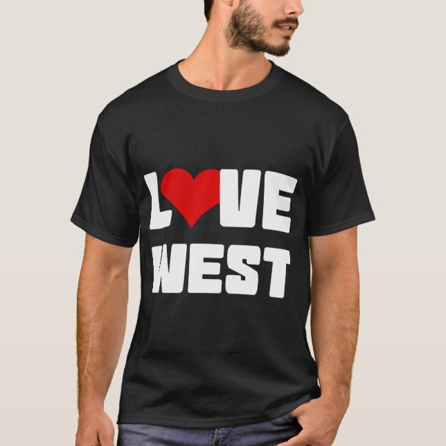 Support the West region t shirt (Front)