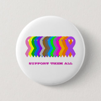 Support them all 6 cm round badge