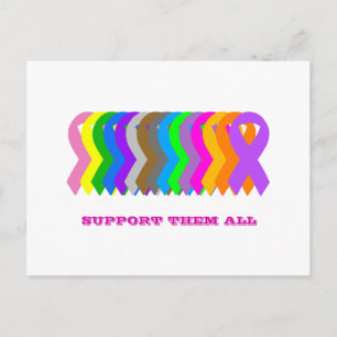 Support them all postcard
