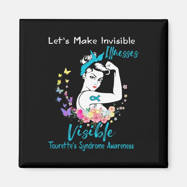 Support Tourette's Syndrome Awareness  Magnet (Front)