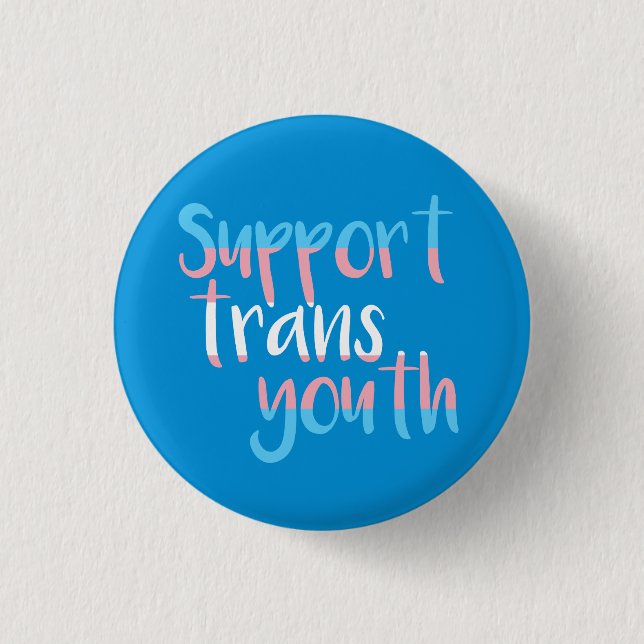 Support Trans Youth Badge (Front)