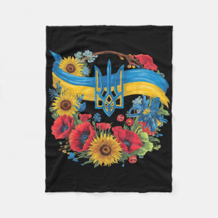 Support Ukraine1  Fleece Blanket