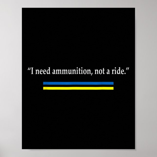 Support Ukraine 1  Poster (Front)