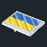 Support Ukraine Business Card Case Ukrainian Flag<br><div class="desc">Support Ukraine Business Card Cases - Peace - Ukrainian Flag - Freedom - Patriotic - Strong Together - Victory ! You can transfer to more than 1000 Zazzle products !</div>