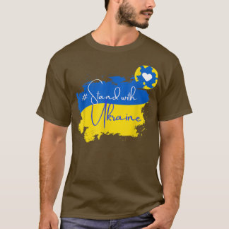 Support Ukraine flag I Stand With Ukraine  T-Shirt