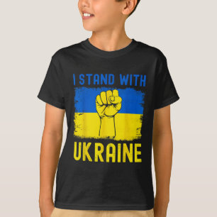 Support Ukraine Flag I Stand With Ukraine  T-Shirt