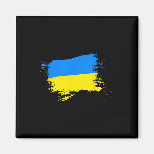 Support Ukraine Flag Ukrainian Pride Heart Ukraine Magnet