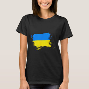 Support Ukraine Flag Ukrainian Pride Heart Ukraine T-Shirt