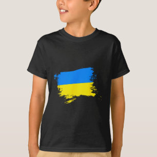 Support Ukraine Flag Ukrainian Pride Heart Ukraine T-Shirt