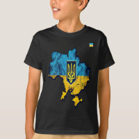 Support Ukraine – Free Ukraine Map With Flag Tryzu