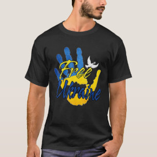 Support Ukraine I Stand With Ukrain Free Ukraine T-Shirt