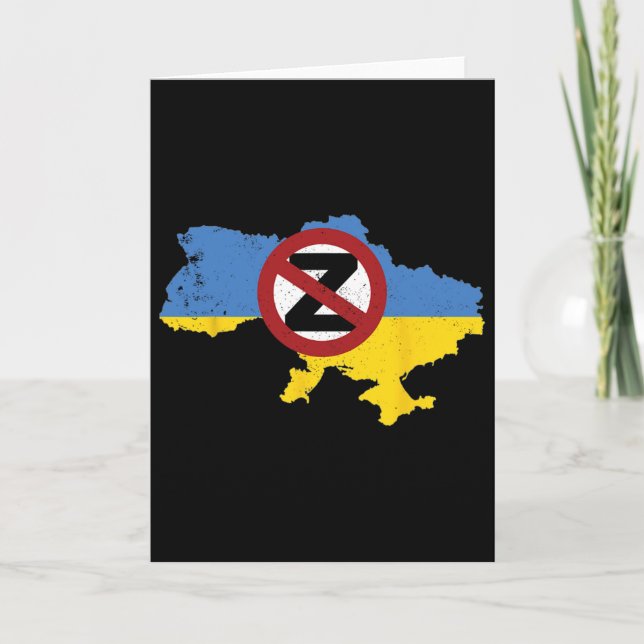 Support Ukraine I Stand With Ukraine 2  Card (Front)