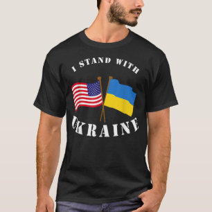 Support Ukraine I Stand With Ukraine Flag T-Shirt