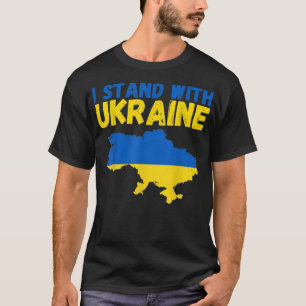 Support Ukraine I Stand With Ukraine Flag T-Shirt