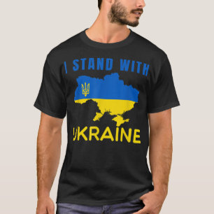 Support Ukraine I Stand With Ukraine Flag T-Shirt