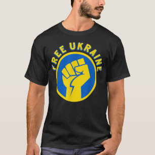 Support Ukraine I Stand With Ukraine Flag T-Shirt