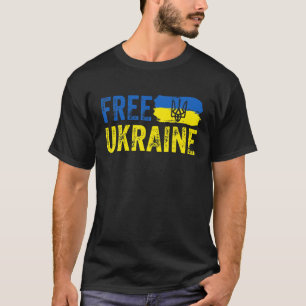 Support Ukraine I Stand With Ukraine Free Ukraine T-Shirt