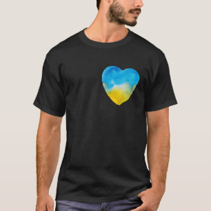 Support Ukraine I Stand With Ukraine In My Heart W T-Shirt