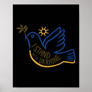 Support Ukraine I Stand With Ukraine  Poster