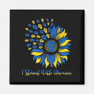 Support Ukraine I Stand With Ukraine Ukraine Sunfl Magnet