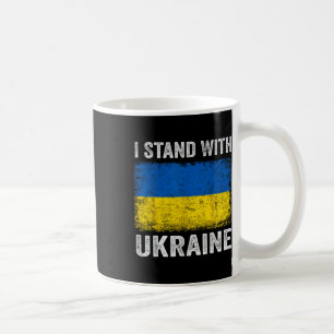 Support Ukraine I Stand With Ukraine Ukrainian Fla Coffee Mug
