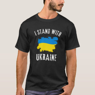 Support Ukraine I Stand With Ukraine Ukrainian Fla T-Shirt