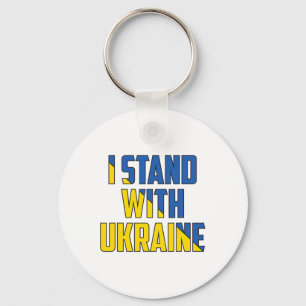Support Ukraine I Stand With Ukraine Ukrainianflag Key Ring