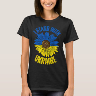 Support Ukraine I Stand With Ukrainian Flag Slava T-Shirt