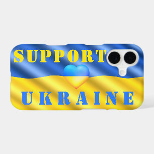 Support Ukraine iPhone Case Ukrainian Flag
