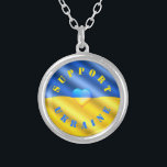 Support Ukraine Necklace Ukrainian Flag Heart<br><div class="desc">Support Ukraine Necklaces - Freedom Peace - Ukrainian Flag - Heart Solidarity - Strong Together - Freedom Victory ! You can also transfer Support Ukraine to more than 1000 Zazzle products ! Resize and move or remove and add elements / text with customisation tool ! We Stand With UKraine !...</div>