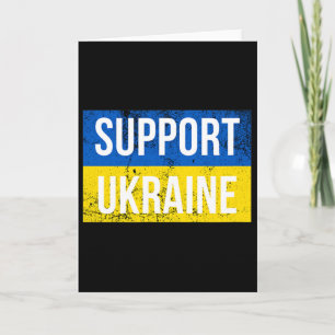 Support Ukraine Patriotic Ukrainian Flag For Men A Card
