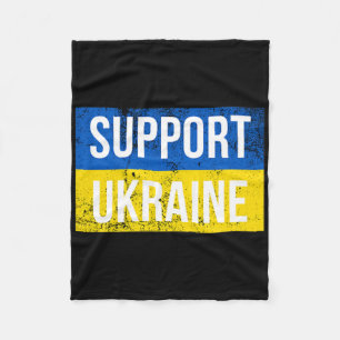 Support Ukraine Patriotic Ukrainian Flag For Men A Fleece Blanket