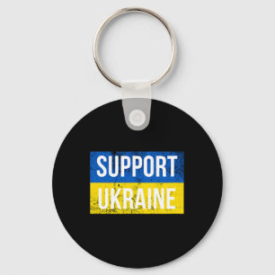 Support Ukraine Patriotic Ukrainian Flag For Men A Key Ring
