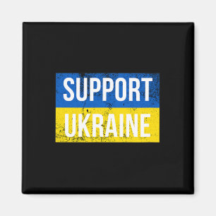 Support Ukraine Patriotic Ukrainian Flag For Men A Magnet