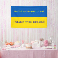 Support Ukraine Personalised Patriotic Flag Banner