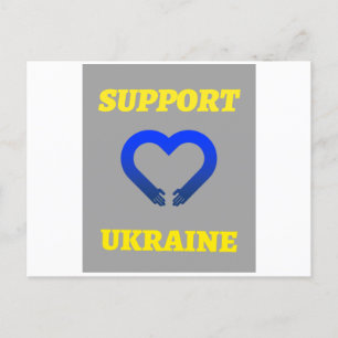 SUPPORT UKRAINE POSTCARD