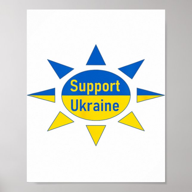 Support Ukraine  Poster (Front)