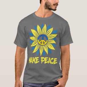 Support Ukraine Stand With Ukraine Ukrainian Flag  T-Shirt