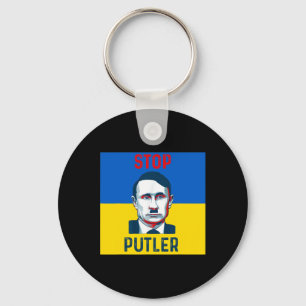 Support Ukraine Stop Putler Key Ring