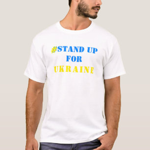 Support Ukraine T-Shirt Ukrainian Flag