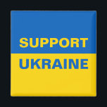 Support Ukraine Ukrainian Flag Magnet<br><div class="desc">Support Ukraine Ukrainian Flag</div>