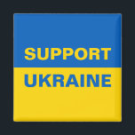 Support Ukraine Ukrainian Flag Magnet<br><div class="desc">Support Ukraine Ukrainian Flag</div>