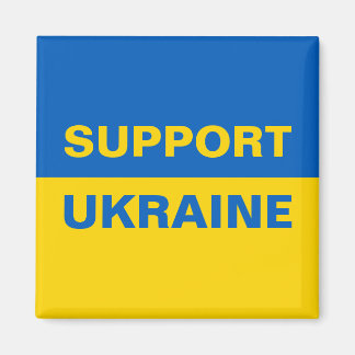 Support Ukraine Ukrainian Flag Magnet