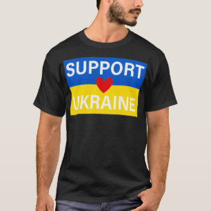 SUPPORT UKRAINE WITH HEART T-Shirt