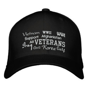 Support Veterans - Embroidered Hat