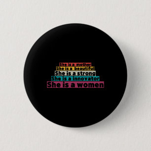 Support Womens Rights 6 Cm Round Badge